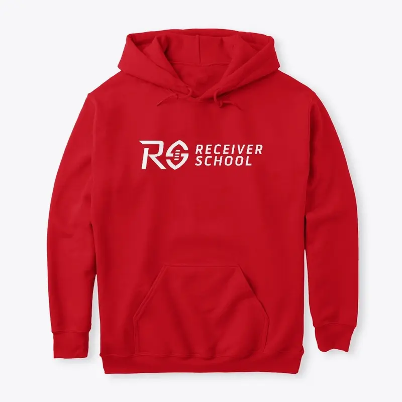 Receiver School | Red Hoodie