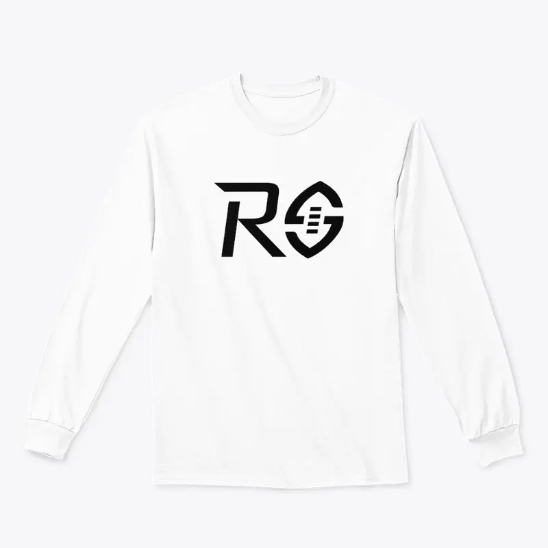 Receiver School | White Long Sleeve Tee