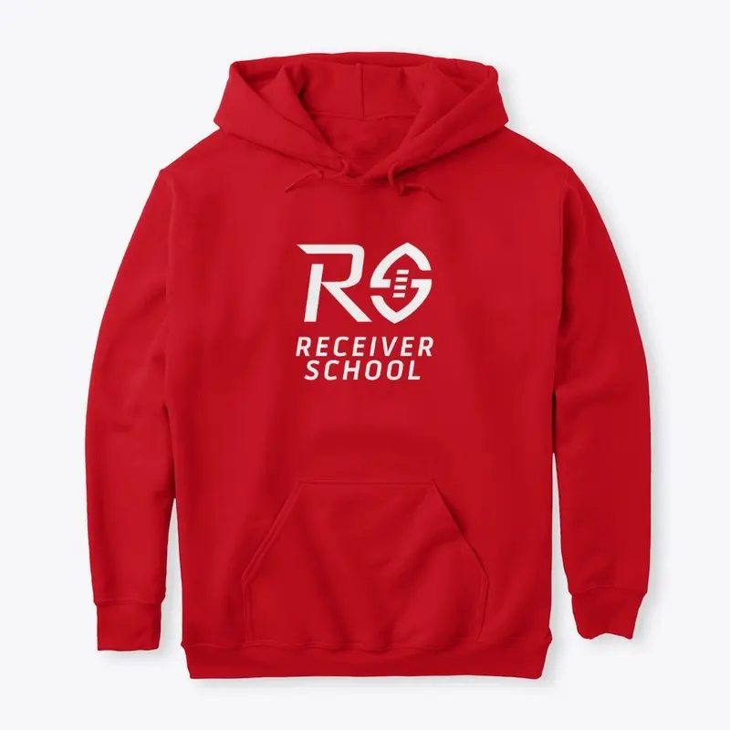 Receiver School | Red Hoodie