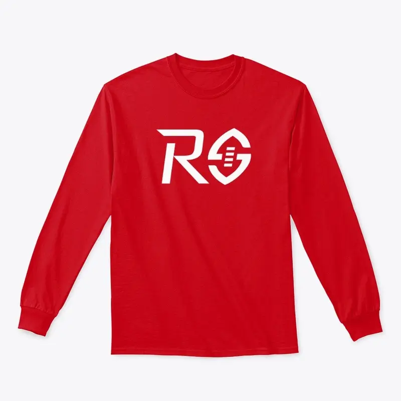 Receiver School | Red Long Sleeve Tee